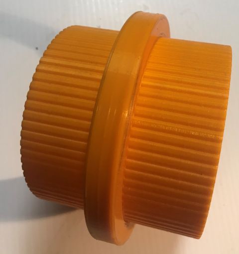 Connector two 4 inch hoses